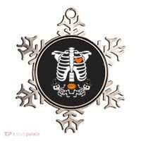 Pregnant Halloween Skeleton Baby Twins Witch Pumpkin Costume Ornament thumb 0