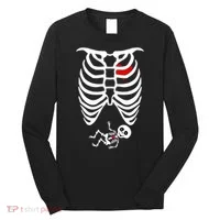 Pregnant Skeleton Long Sleeve Shirt thumb 0