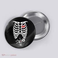 Pregnant Skeleton Button thumb 0