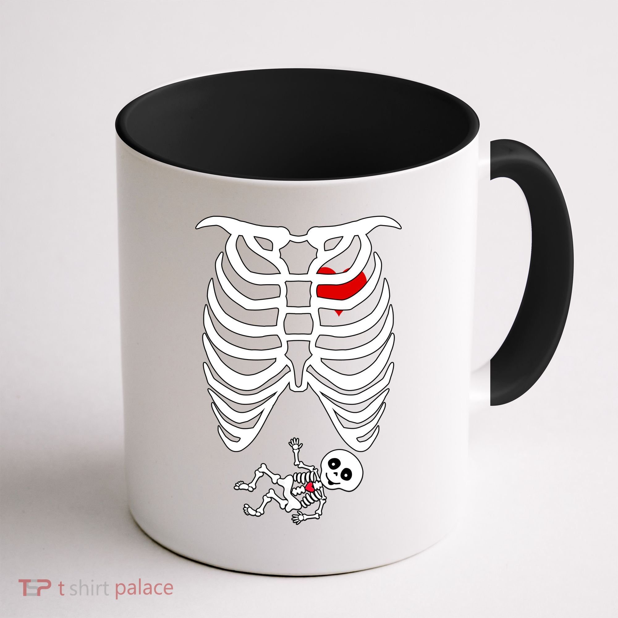 Pregnant Skeleton Coffee Mug