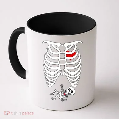 Pregnant Skeleton Coffee Mug