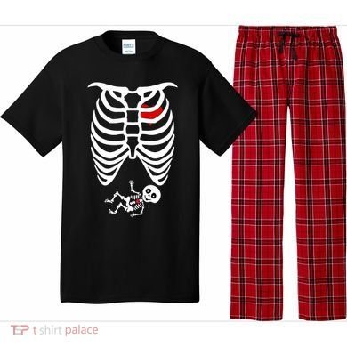 Pregnant Skeleton Pajama Set