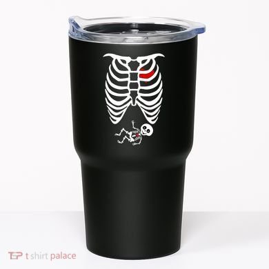Pregnant Skeleton Tumbler