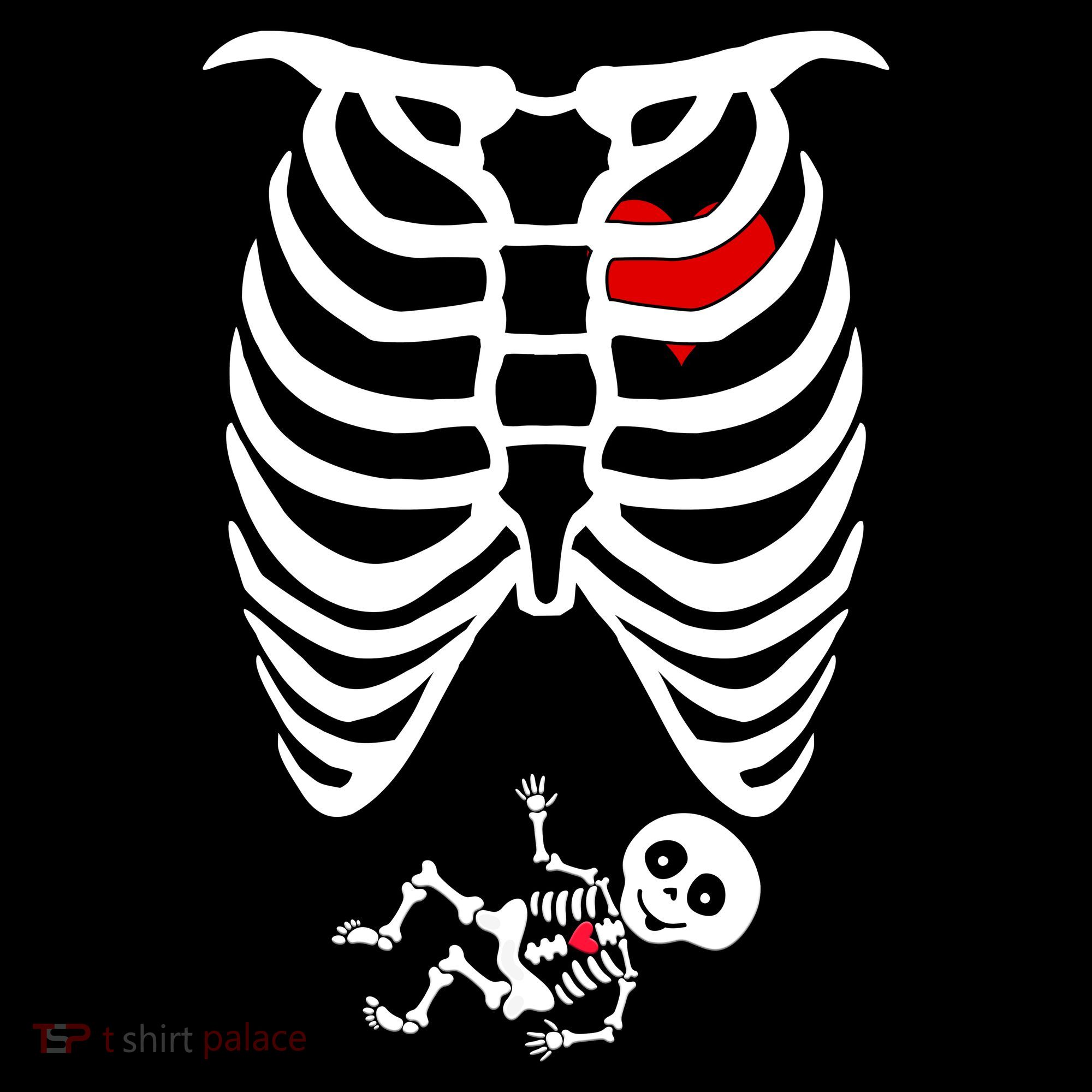 Pregnant Skeleton Women's Tank Top