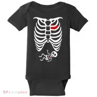 Pregnant Skeleton Baby Bodysuit thumb 0