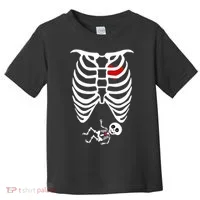 Pregnant Skeleton Toddler T-Shirt thumb 0