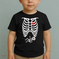 Pregnant Skeleton Toddler T-Shirt thumb 2