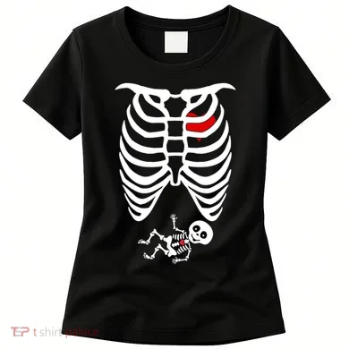 Pregnant Skeleton Women's T-Shirt