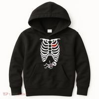 Pregnant Skeleton Kids Hoodie thumb 0