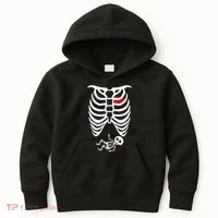 Pregnant Skeleton Kids Hoodie thumb 0