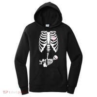 Pregnant Skeleton Baby Girl Halloween Costume Women's Hoodie thumb 0