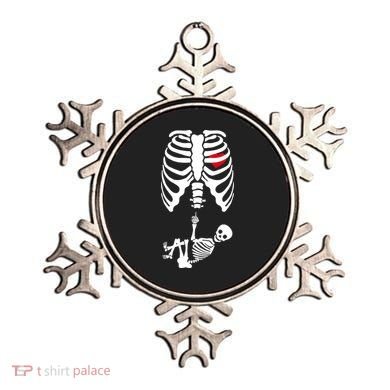 Pregnant Skeleton Baby Middle Finger Costume Ornament