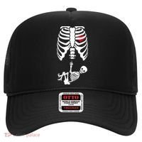 Pregnant Skeleton Baby Middle Finger Costume Hat thumb 0
