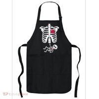 Pregnant Skeleton Ribcage with Baby Costume Apron thumb 0