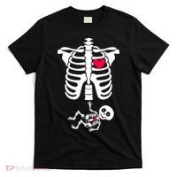 Pregnant Skeleton Ribcage with Baby Costume T-Shirt thumb 0
