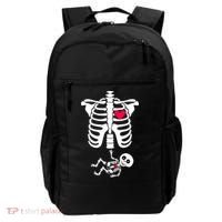 Pregnant Skeleton Ribcage with Baby Costume Backpack thumb 0