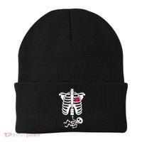 Pregnant Skeleton Ribcage with Baby Costume Beanie thumb 0