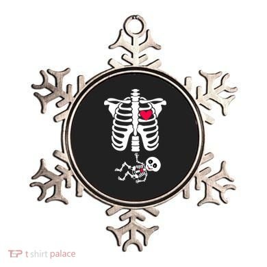 Pregnant Skeleton Ribcage with Baby Costume Ornament