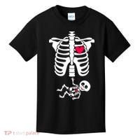 Pregnant Skeleton Ribcage with Baby Costume Kids T-Shirt thumb 0