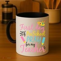 Preschool Pre K Pray For My Teacher Funny Coffee Mug thumb 4