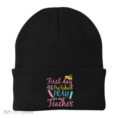 Preschool Pre K Pray For My Teacher Funny Beanie