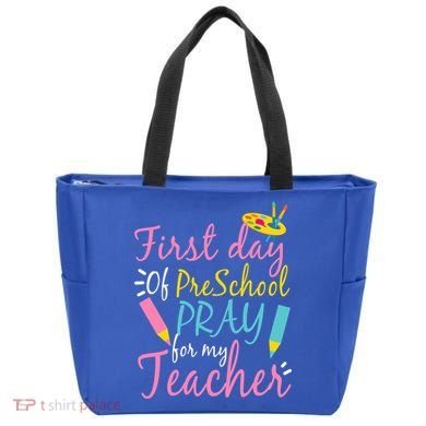 Preschool Pre K Pray For My Teacher Funny Tote Bag