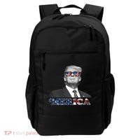 President Donald Trump Merica Patriotic USA Flag Backpack thumb 0
