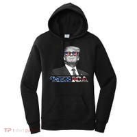President Donald Trump Merica Patriotic USA Flag Women's Hoodie thumb 0