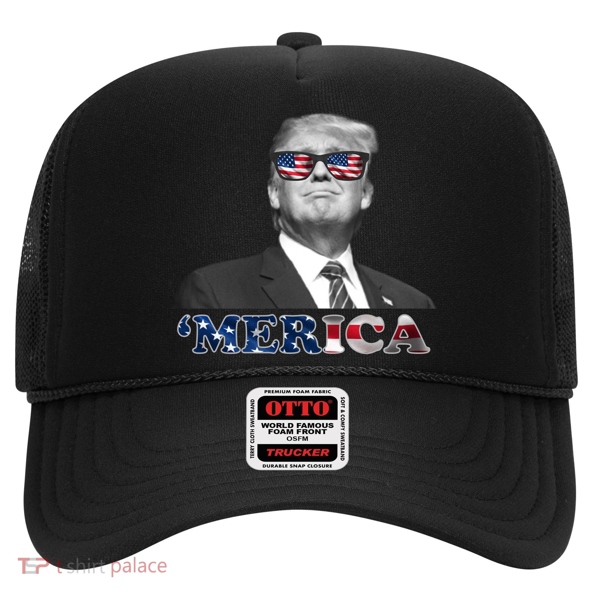 President Donald Trump Merica Patriotic USA Flag Hat