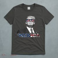 President Donald Trump Merica Patriotic USA Flag T-Shirt thumb 5