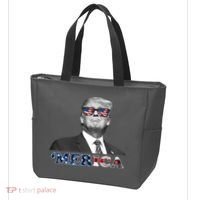 President Donald Trump Merica Patriotic USA Flag Tote Bag thumb 3