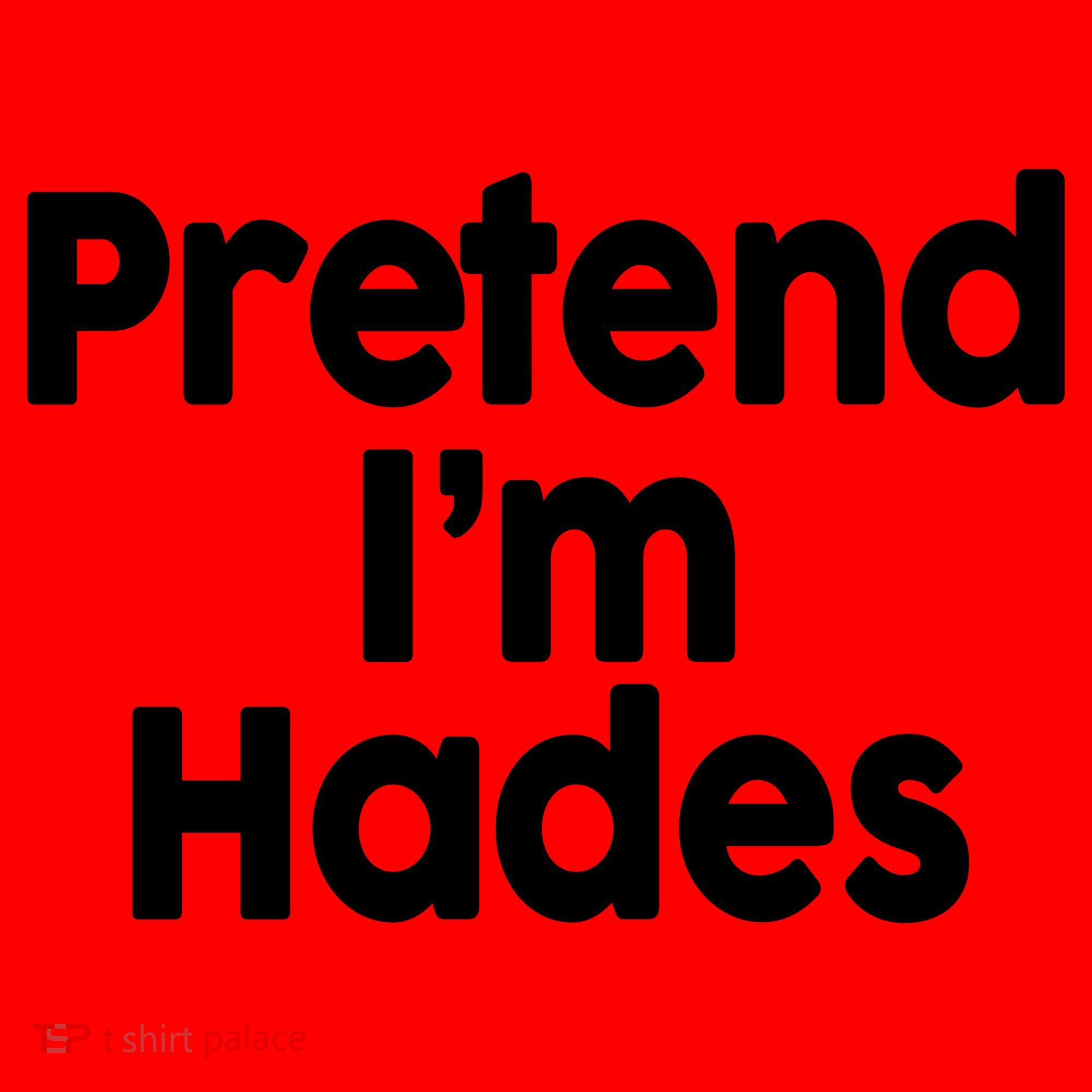 Pretend I'm Hades Santa Hat