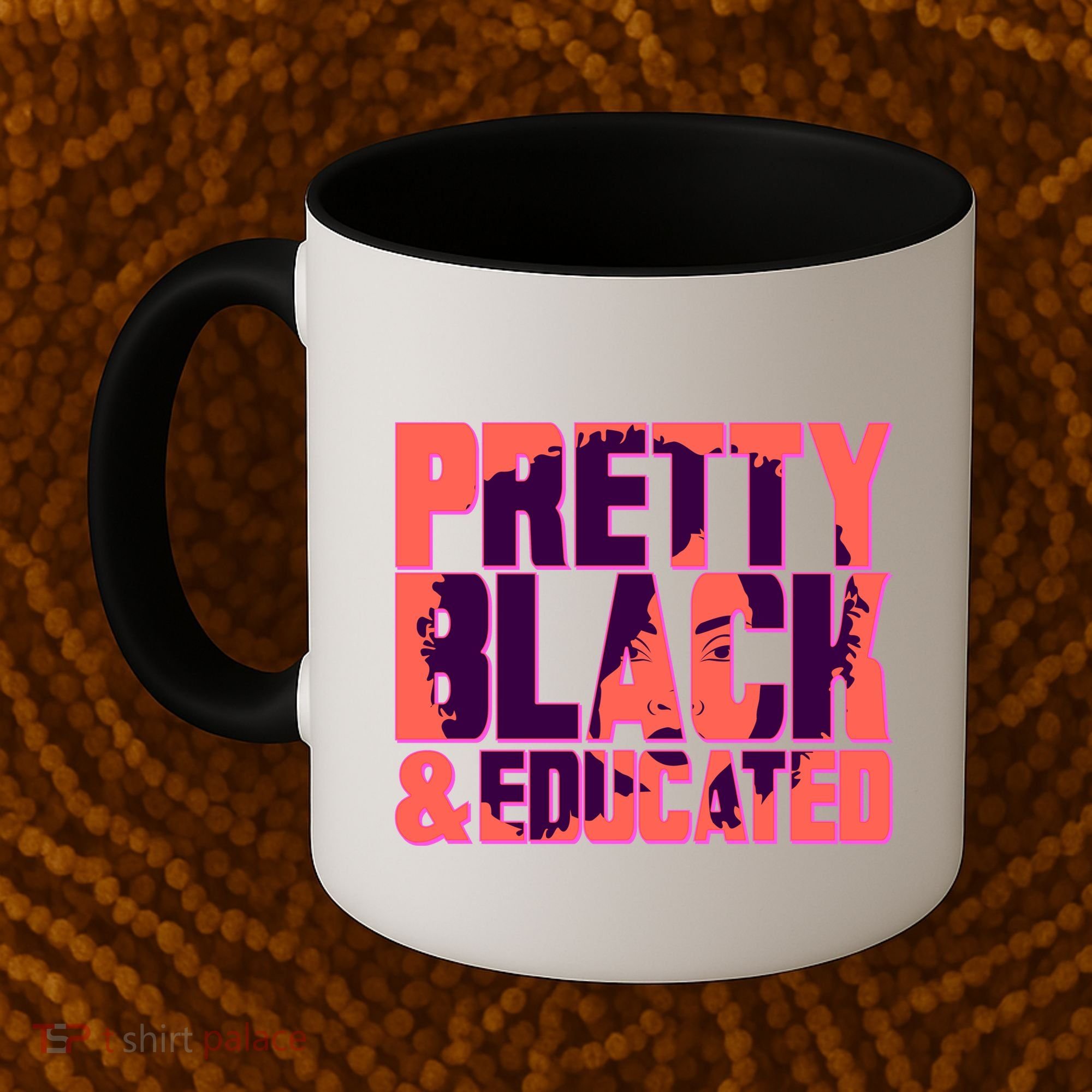 Pretty Black & Educated Black History Month Coffee Mug