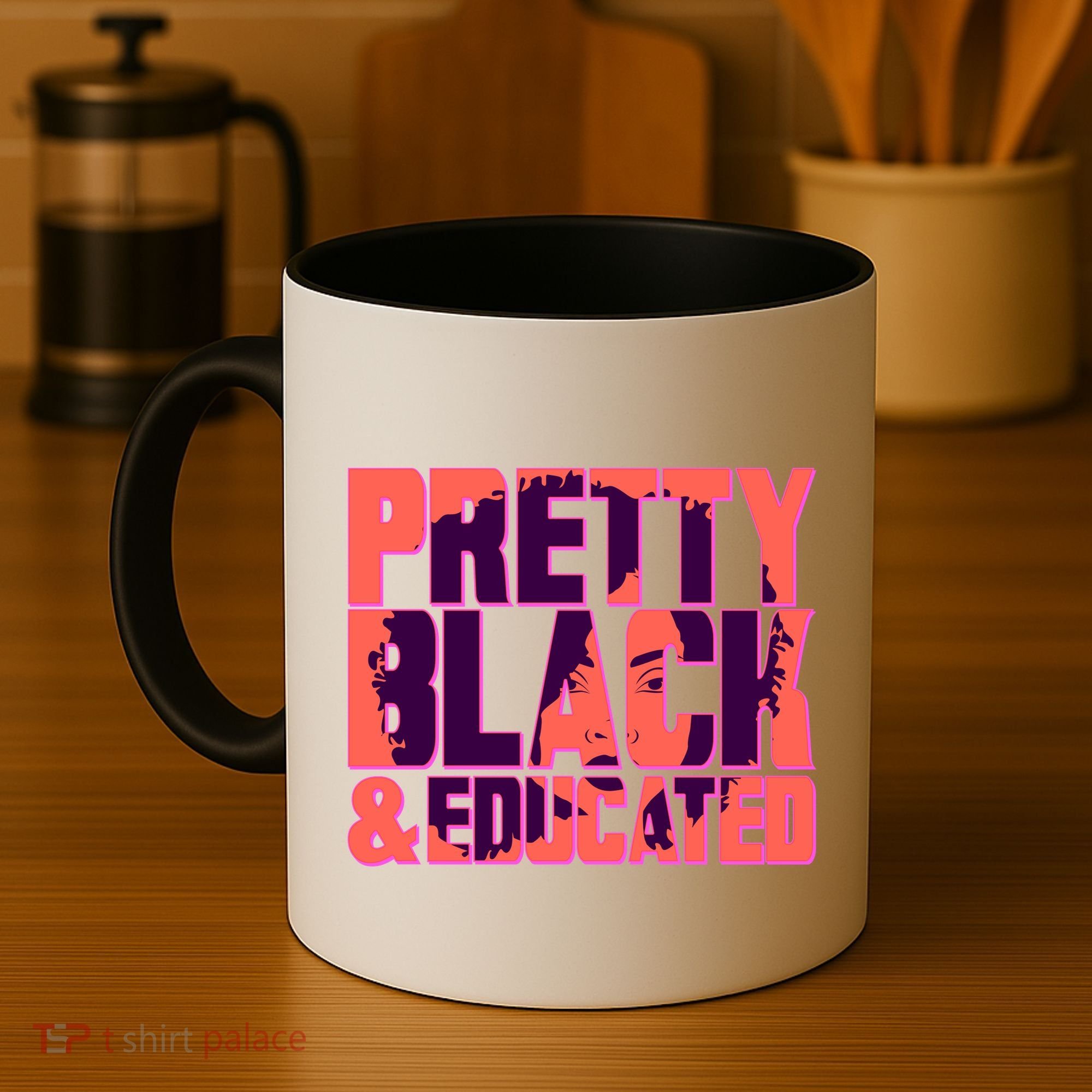 Pretty Black & Educated Black History Month Coffee Mug