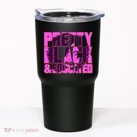 Pretty Black & Educated Black History Month Tumbler thumb 0