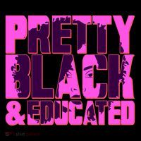 Pretty Black & Educated Black History Month Ornament thumb 1