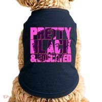 Pretty Black & Educated Black History Month Doggie Tank thumb 0