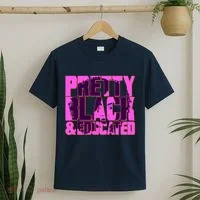 Pretty Black & Educated Black History Month T-Shirt thumb 2