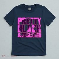 Pretty Black & Educated Black History Month T-Shirt thumb 5