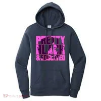 Pretty Black & Educated Black History Month Women's Hoodie thumb 0
