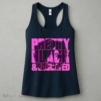 Pretty Black & Educated Black History Month Women's Tank Top thumb 3
