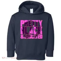 Pretty Black & Educated Black History Month Toddler Hoodie thumb 0