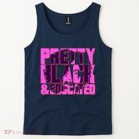 Pretty Black & Educated Black History Month Tank Top thumb 2