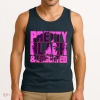 Pretty Black & Educated Black History Month Tank Top thumb 3