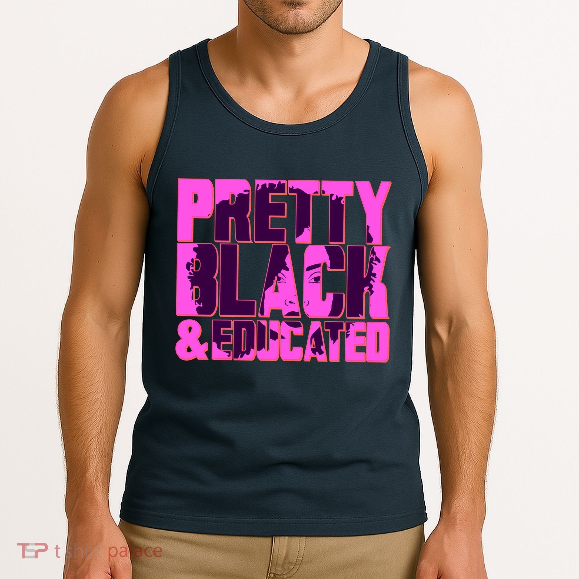Pretty Black & Educated Black History Month Tank Top