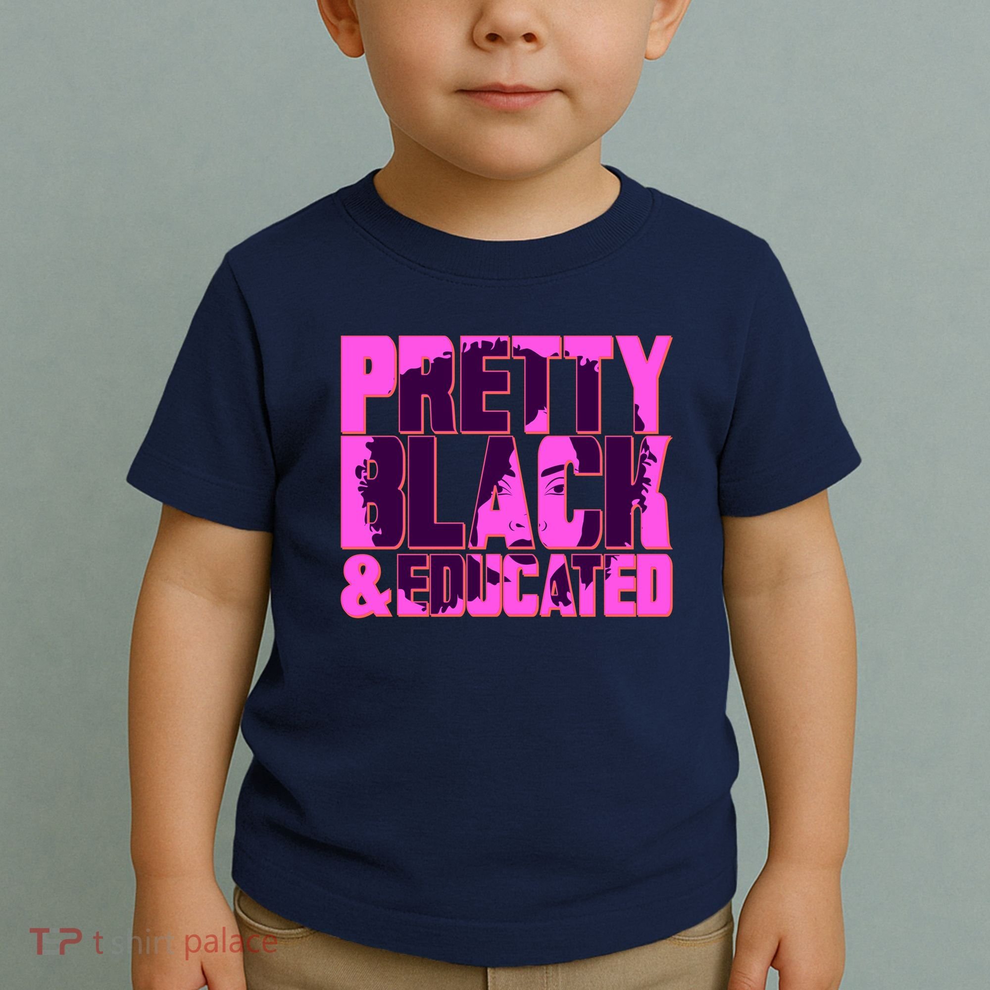 Pretty Black & Educated Black History Month Toddler T-Shirt
