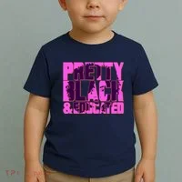 Pretty Black & Educated Black History Month Toddler T-Shirt thumb 2