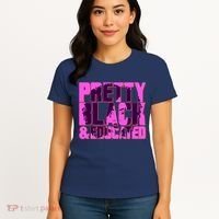 Pretty Black & Educated Black History Month Women's T-Shirt thumb 4