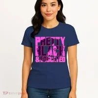 Pretty Black & Educated Black History Month Women's T-Shirt thumb 4