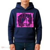 Pretty Black & Educated Black History Month Kids Hoodie thumb 4